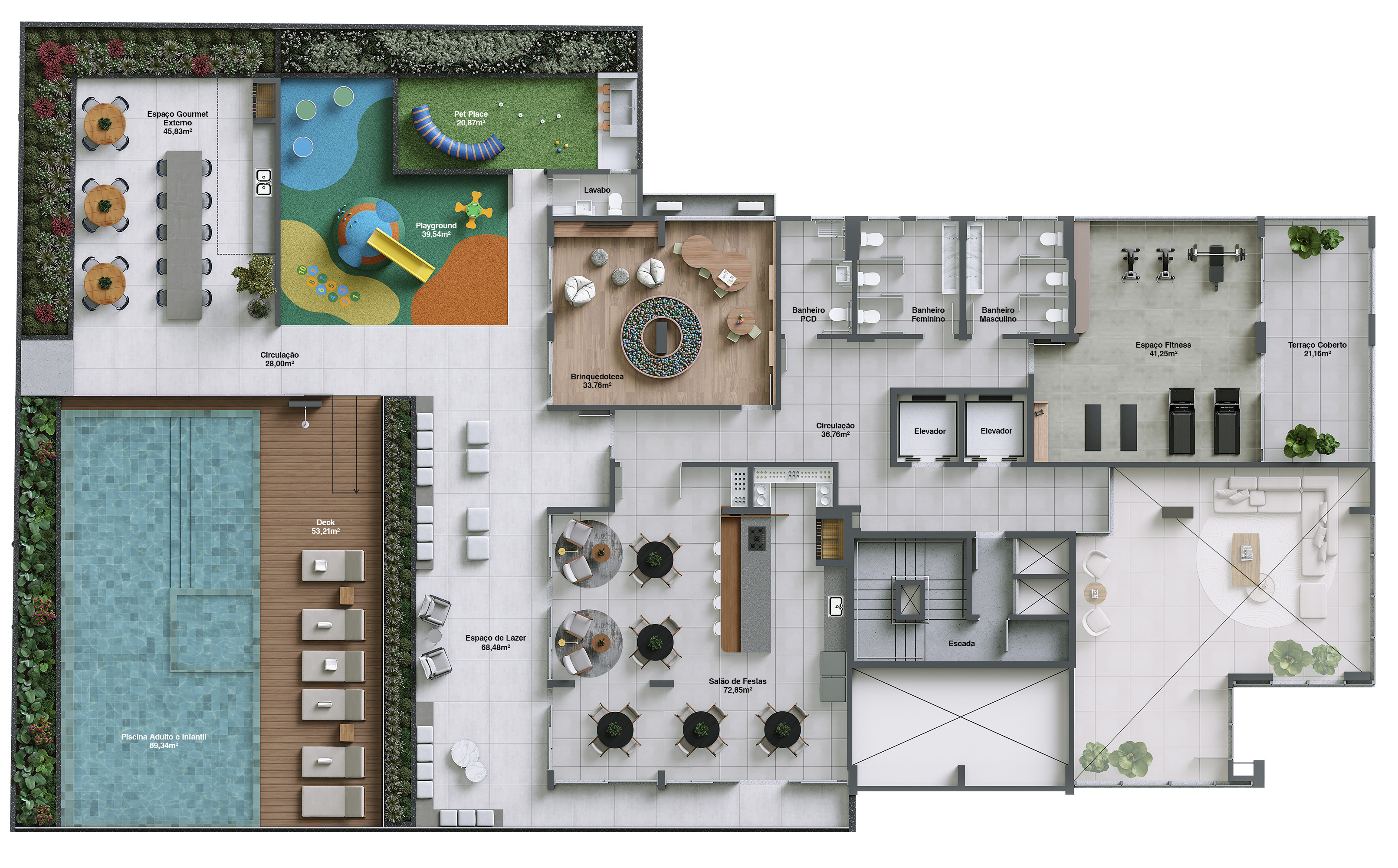 Parco Savello Residencial — área de lazer