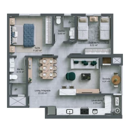 Apartamento tipo - Final 01