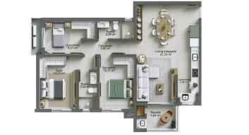 Apartamento tipo - Final 03