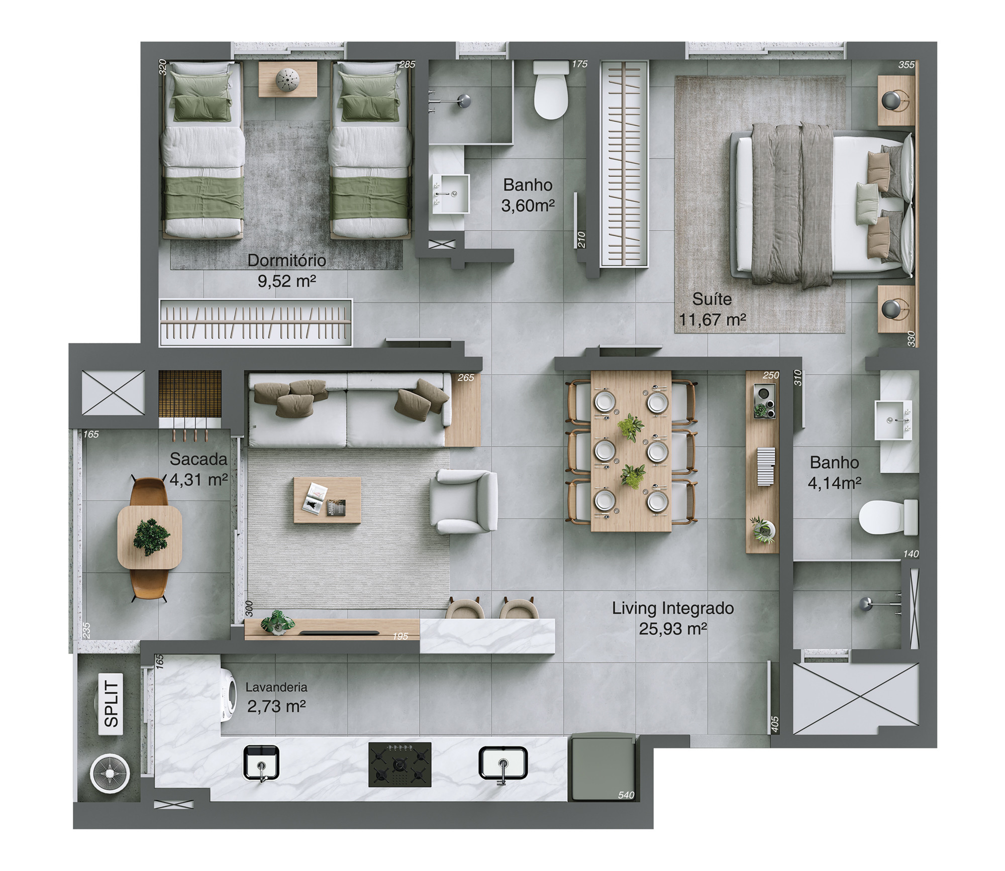 Pineto Residencial — Apartamento tipo - Final 05