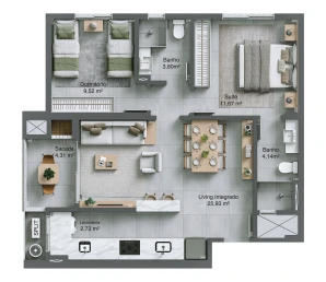 Apartamento tipo - Final 05