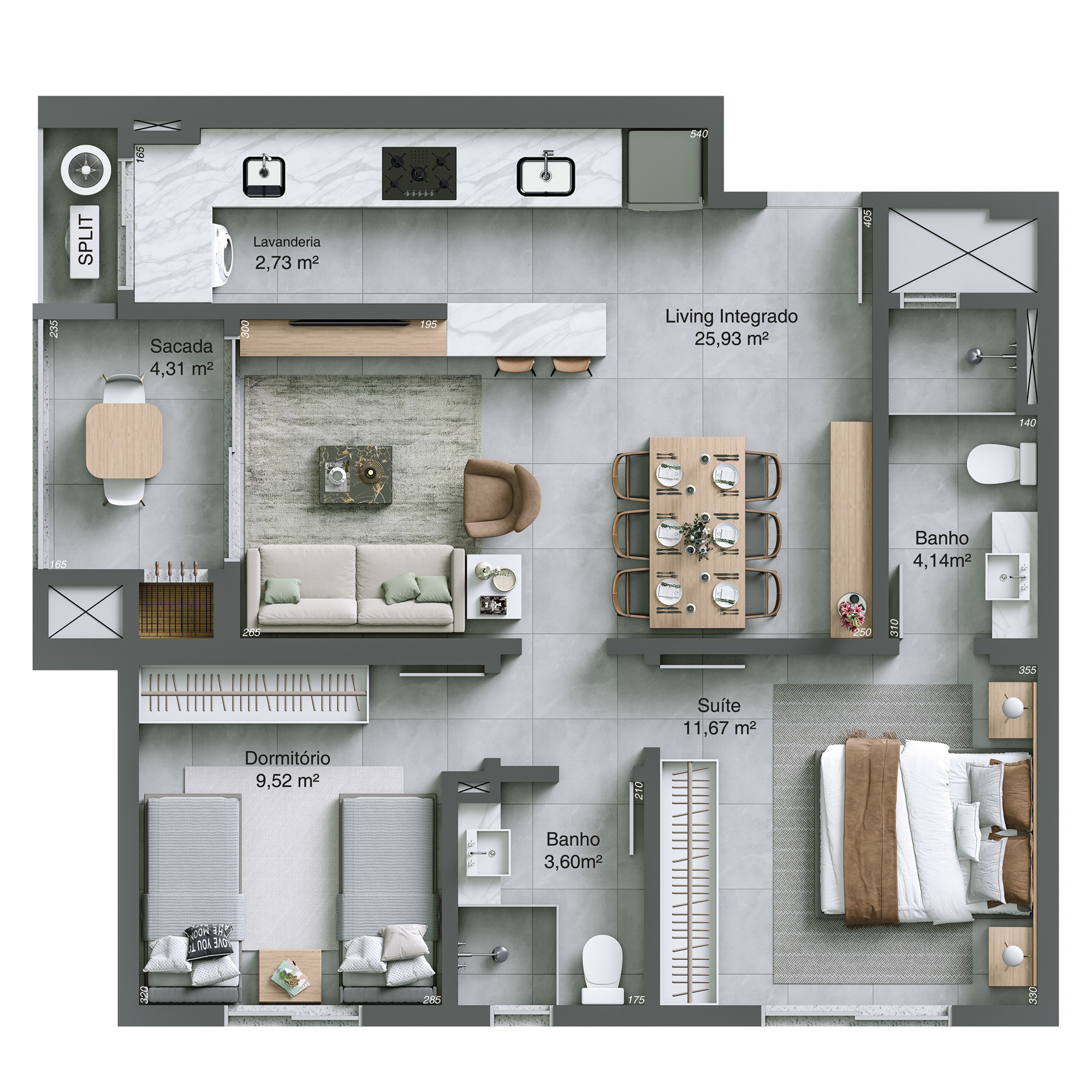 Pineto Residencial — Apartamento tipo - Final 06