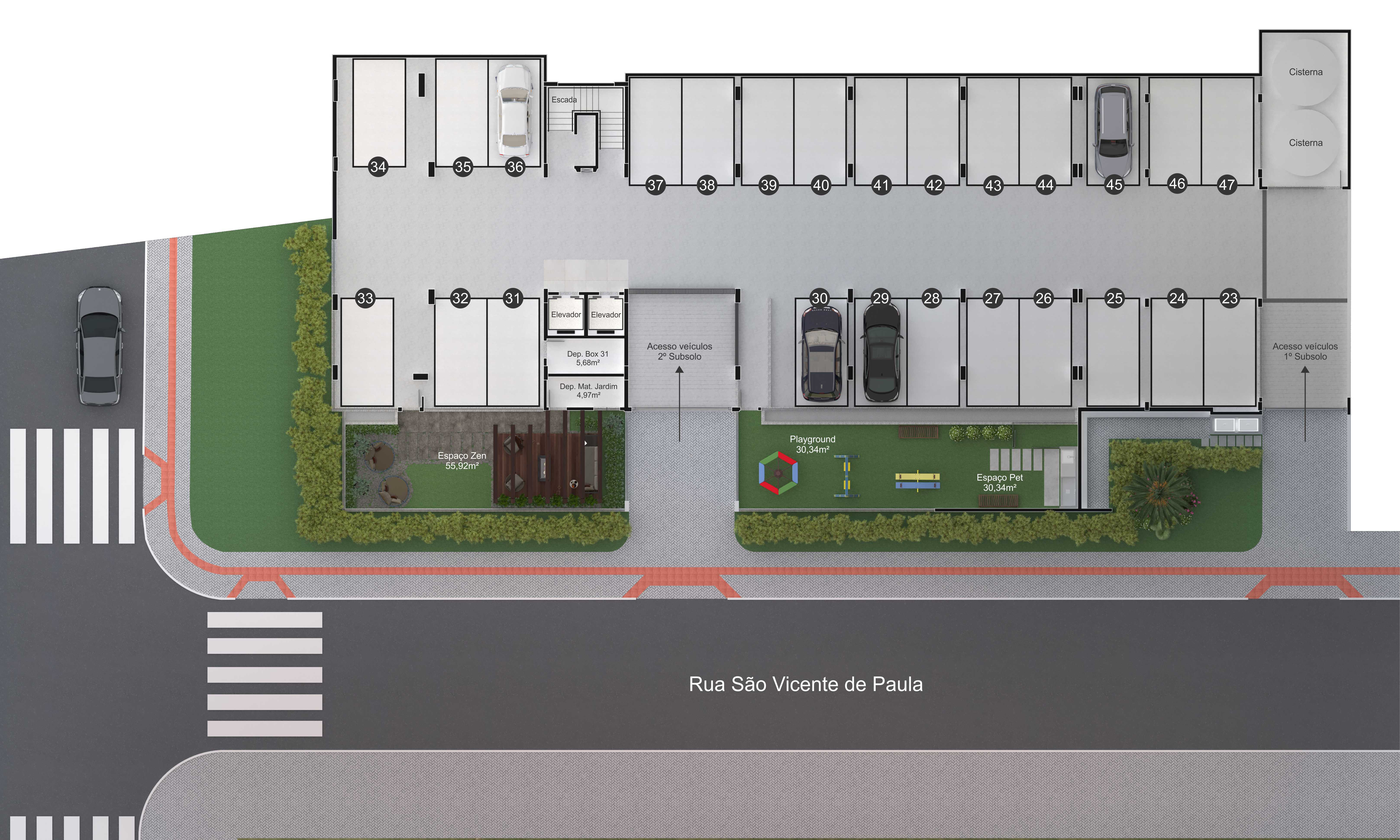 Calalzo Di Cadore Residencial — subsolo 1