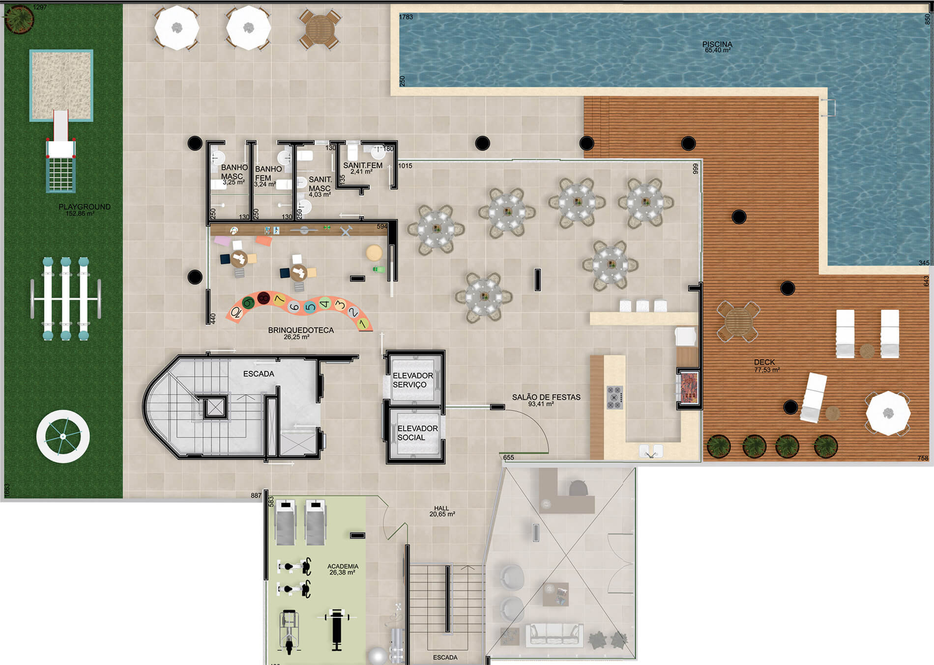 Piazza Castello Residencial — Mezanino