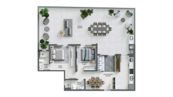 Planta Garden | Apartamento 203