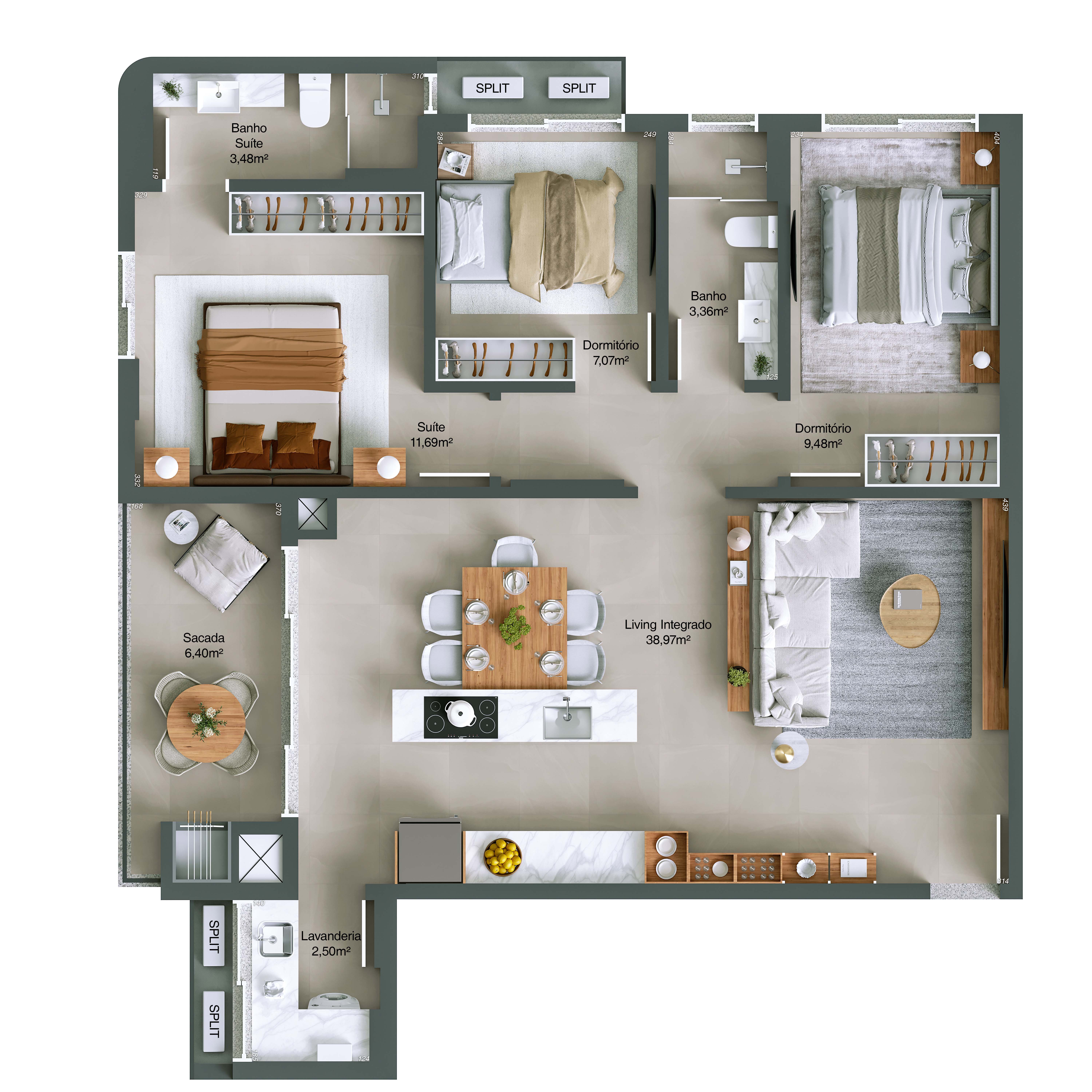 Mar di Atrani Residencial — Planta tipo - final 01
