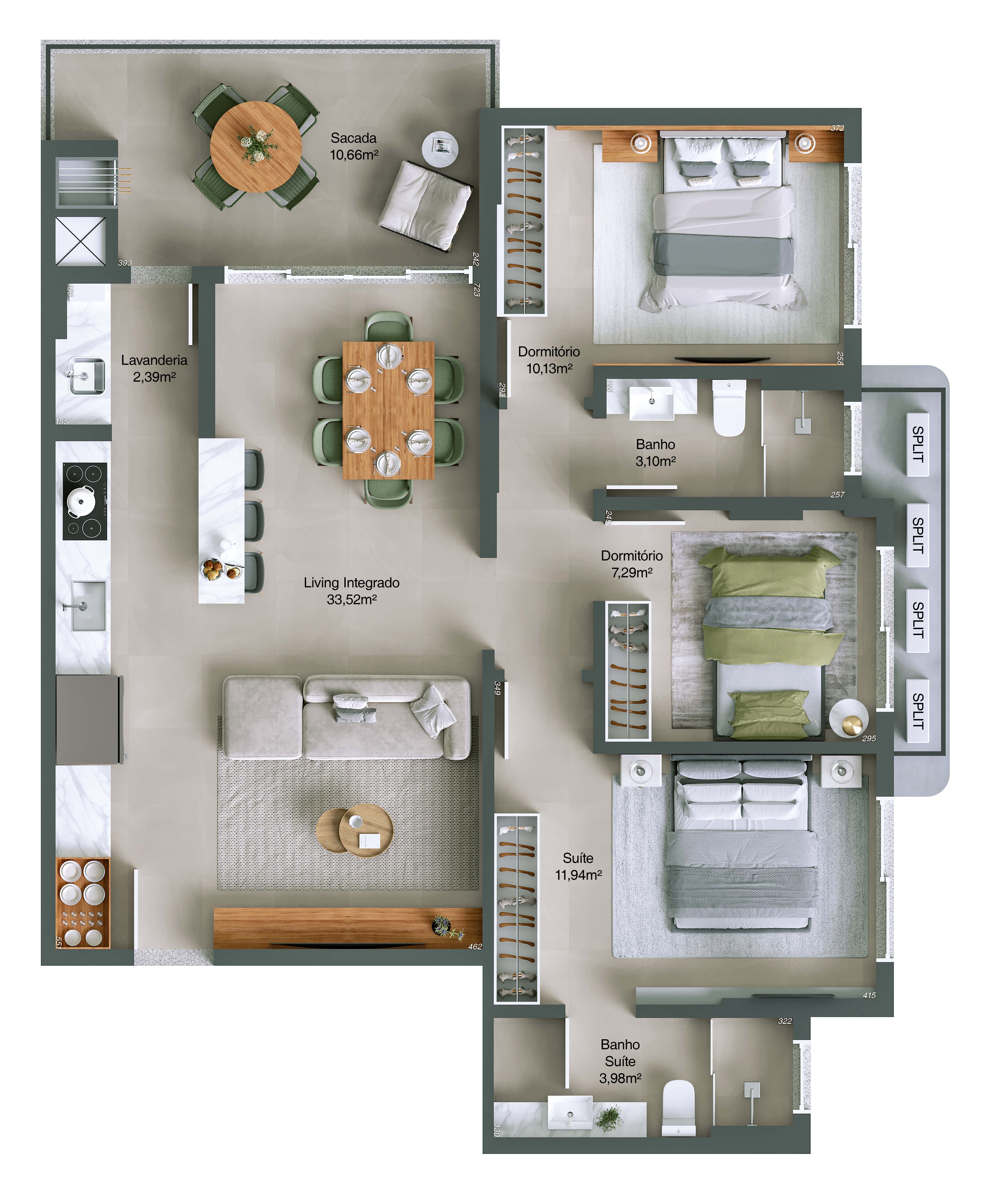 Mar di Atrani Residencial — Planta tipo - final 02