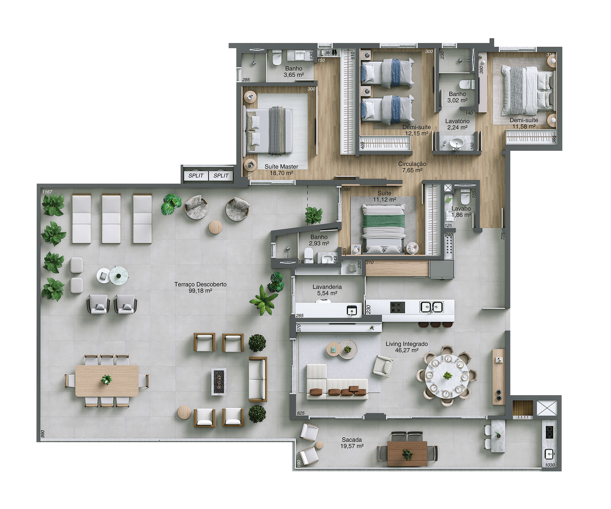 Villammare Residencial — Planta Tipo Terrazzo | Final 02