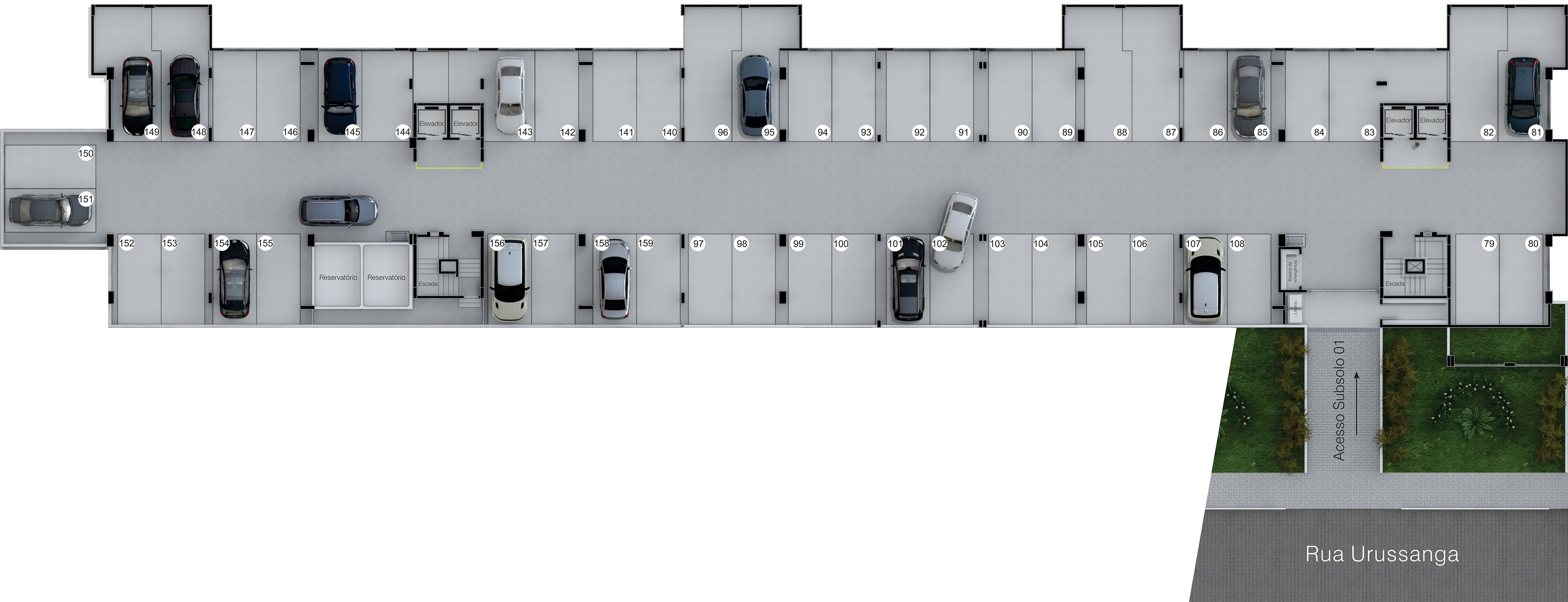 Bosco Del Montello Residencial — subsolo 1, torre 2