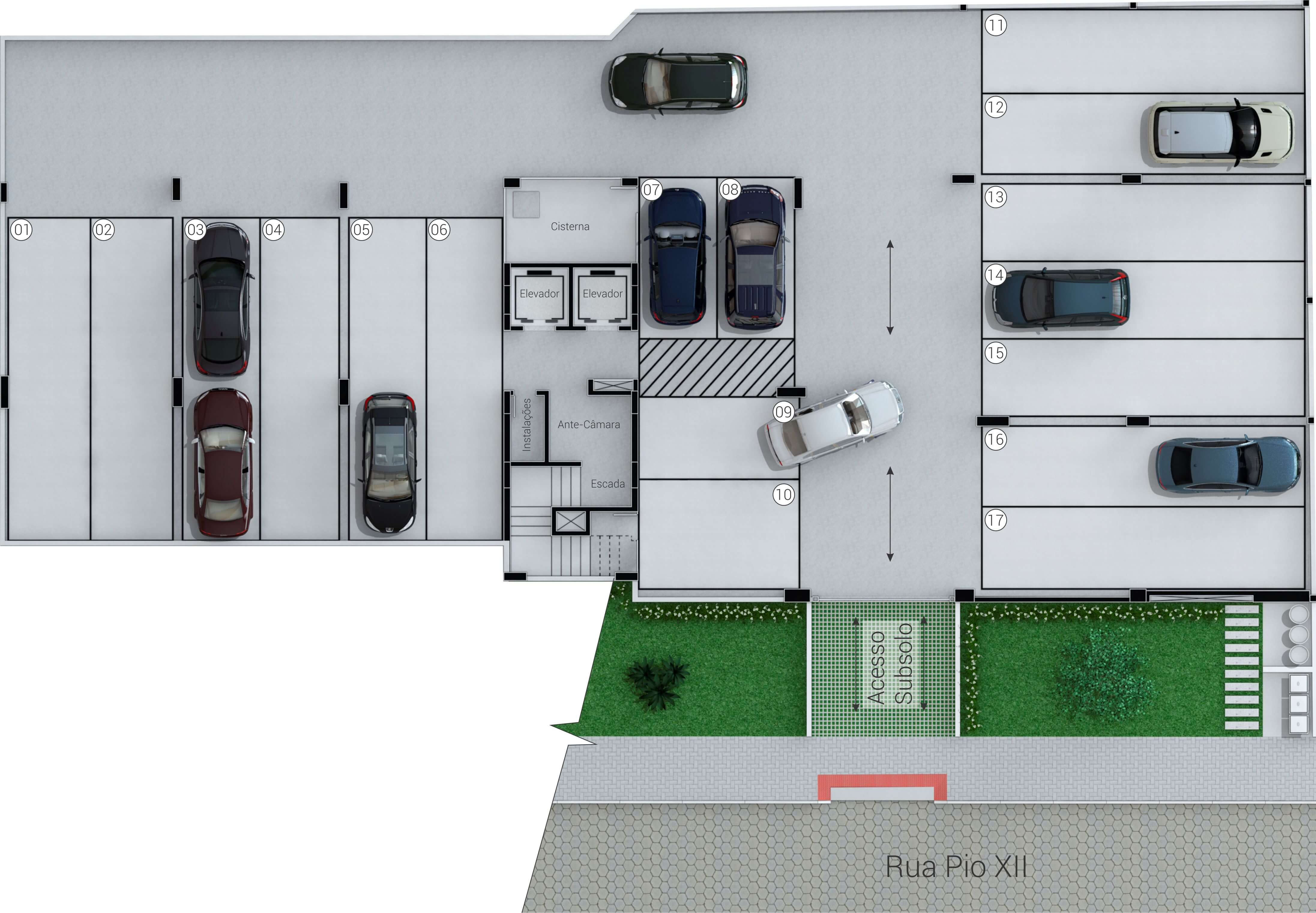 Castellano Residencial — Subsolo