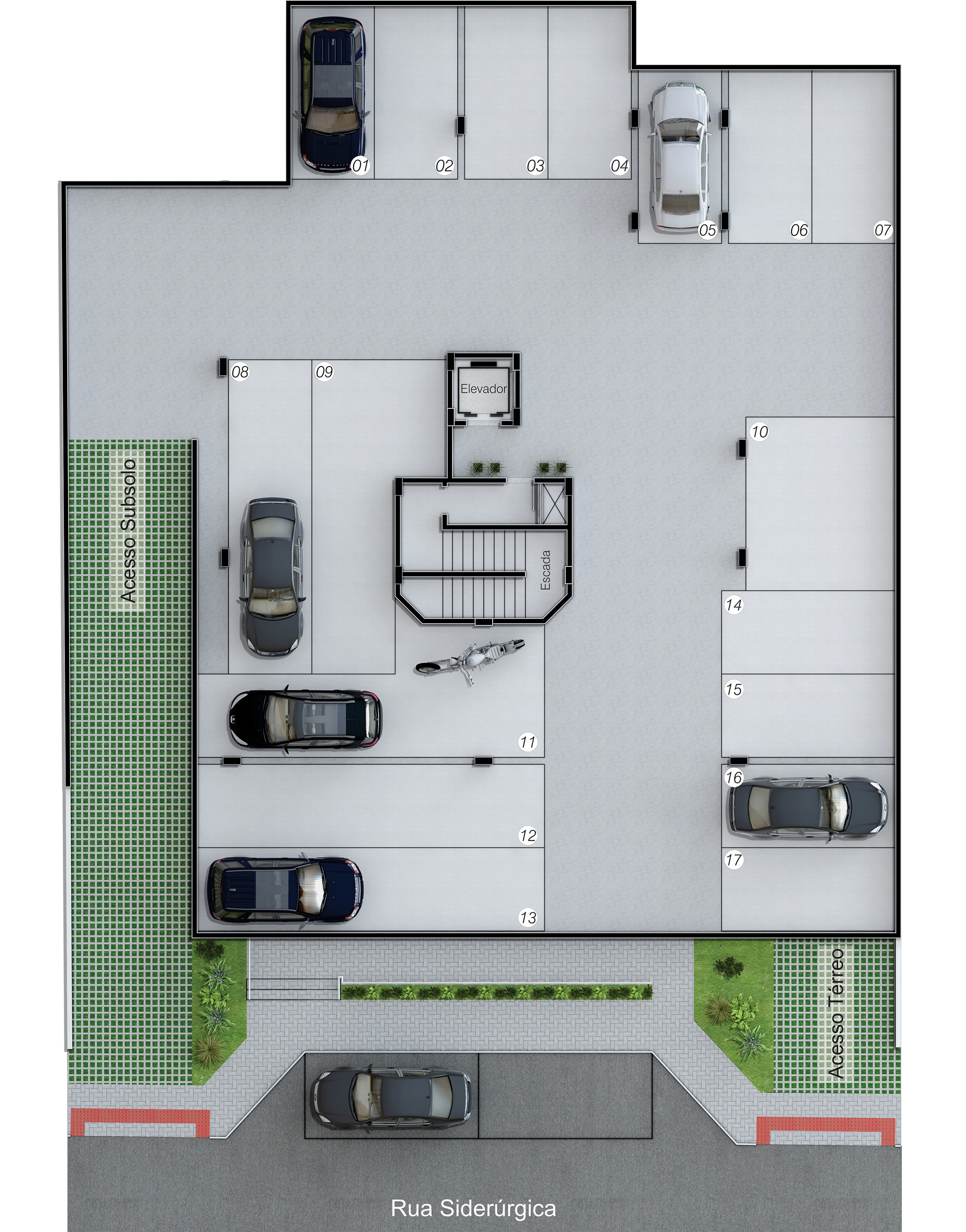 Rocca Pietore Residencial — Subsolo