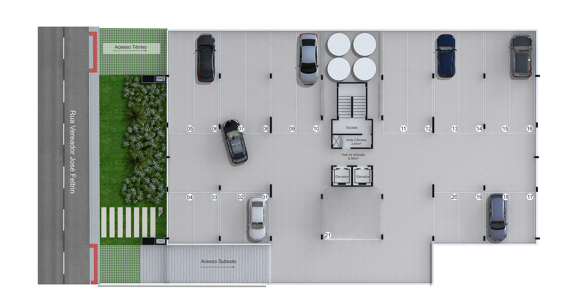 Avezzano Residencial — subsolo