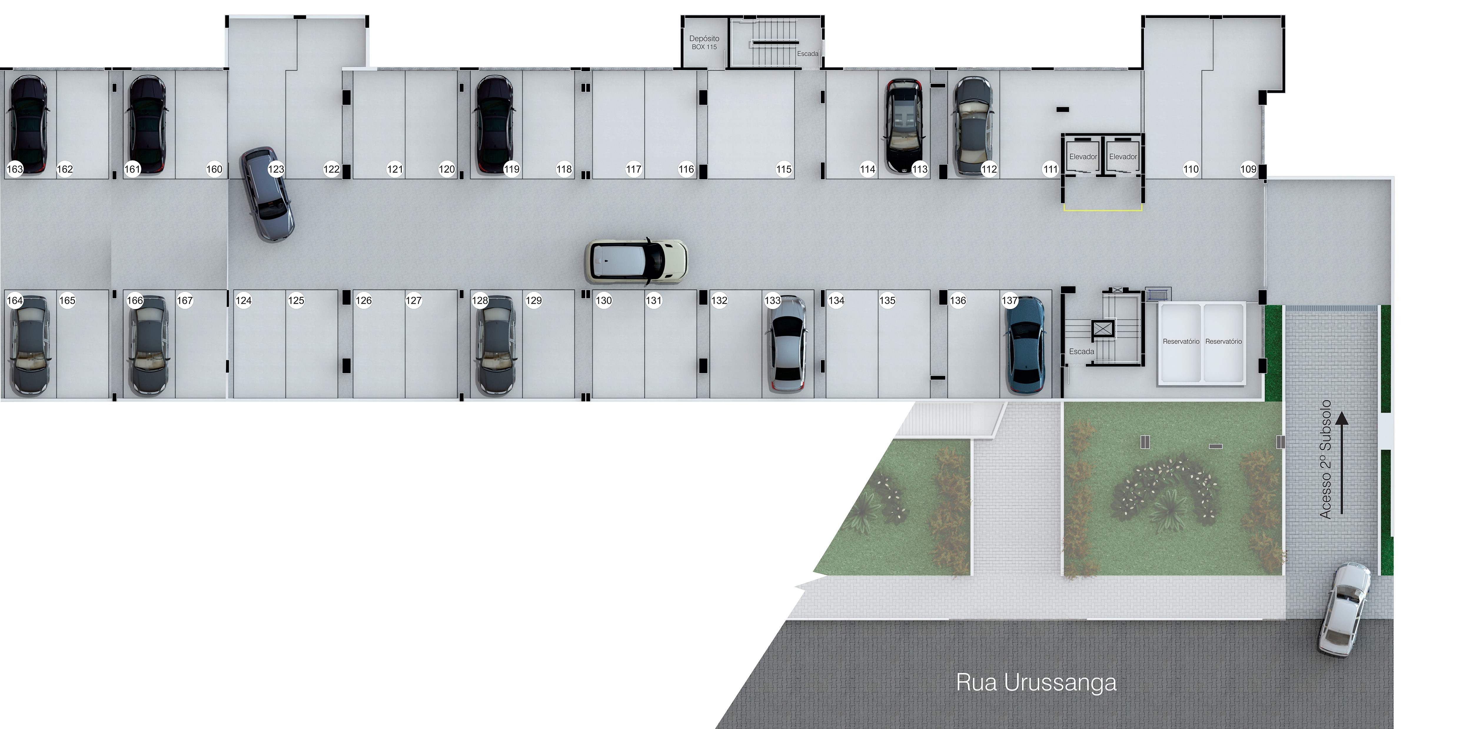 Bosco Del Montello Residencial — subsolo 2, torre 2