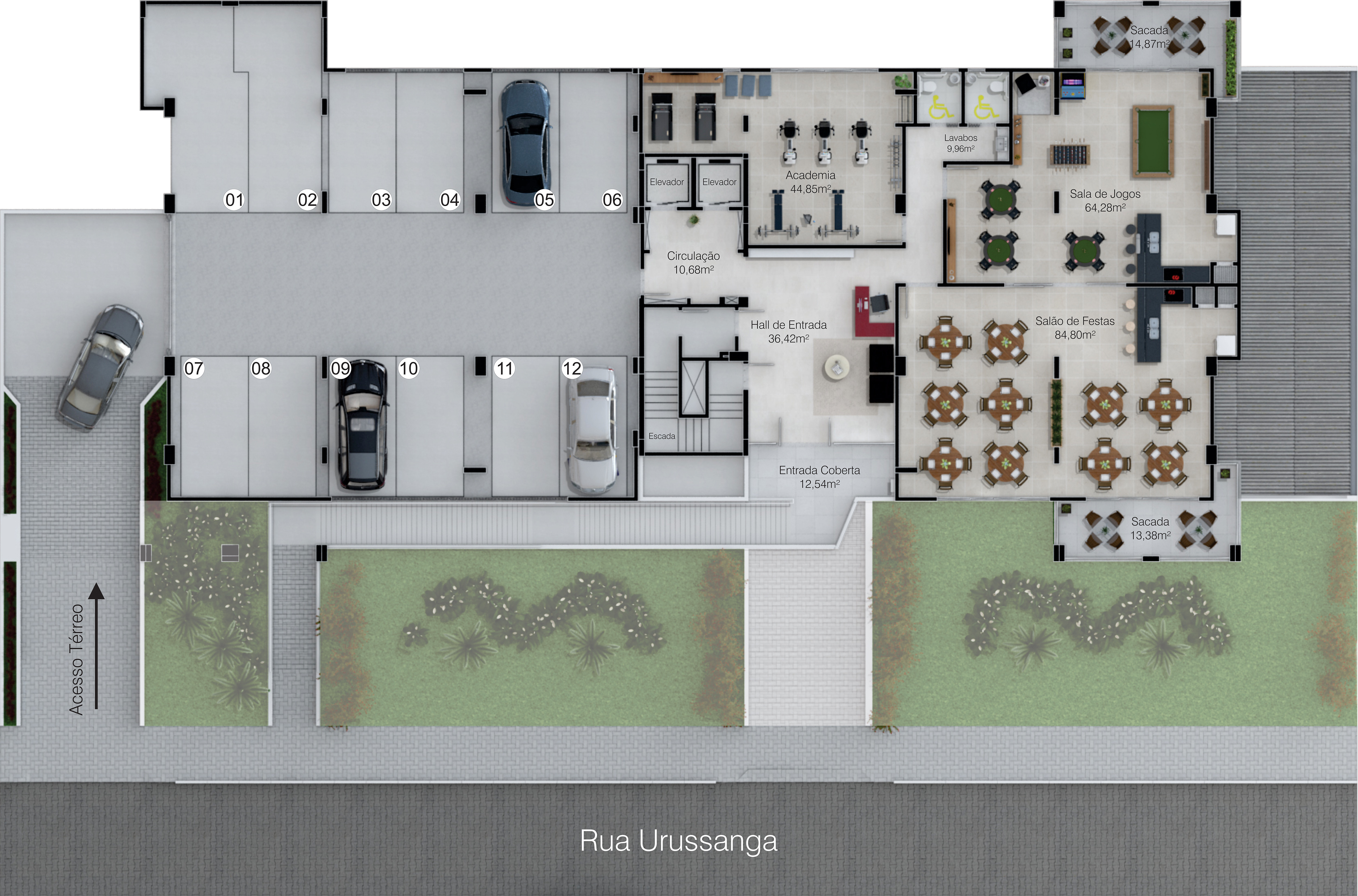 Bosco Del Montello Residencial — térreo, torre 1