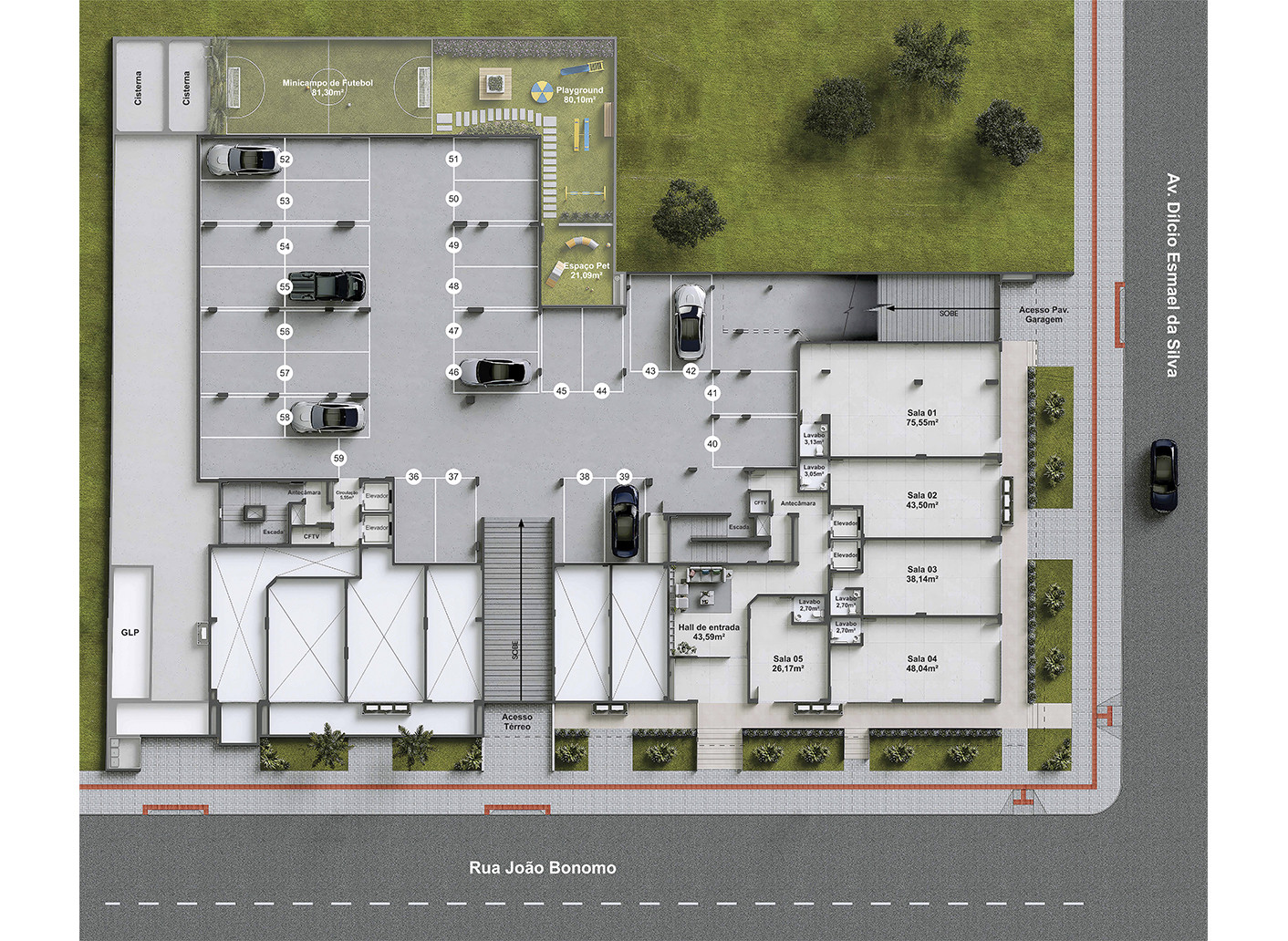 Pianezze Residencial — Térreo