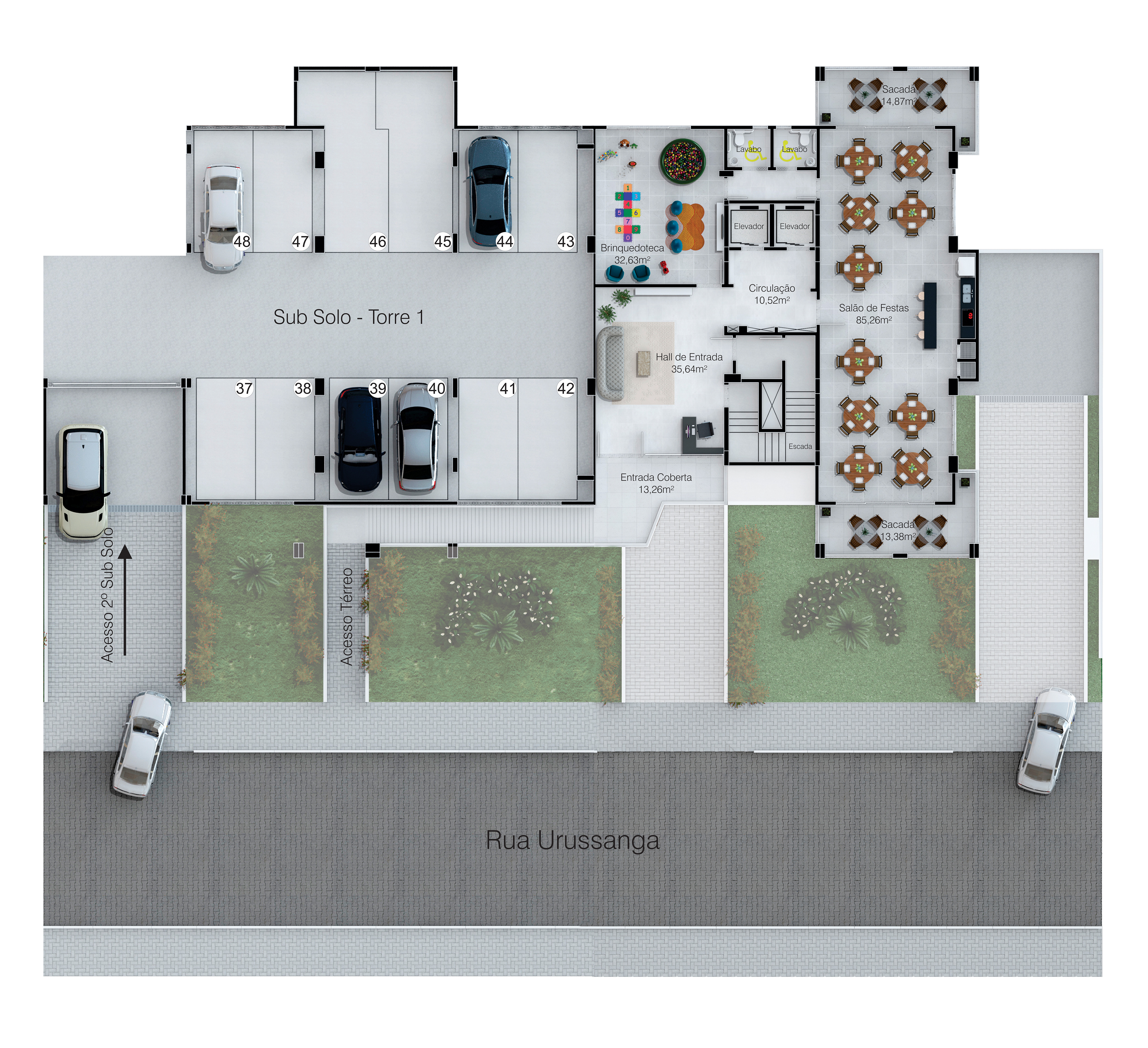 Bosco Del Montello Residencial — térreo, torre 2