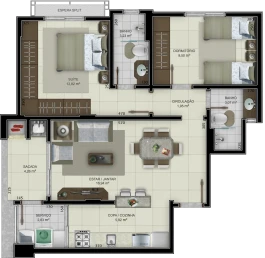 Apartamento tipo - Final 3