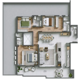 Torre 03 | Planta 505 - Cobertura