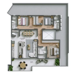 Torre 04 | Planta 601 - Cobertura