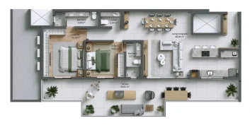 Torre 05 | Planta 502 - Cobertura